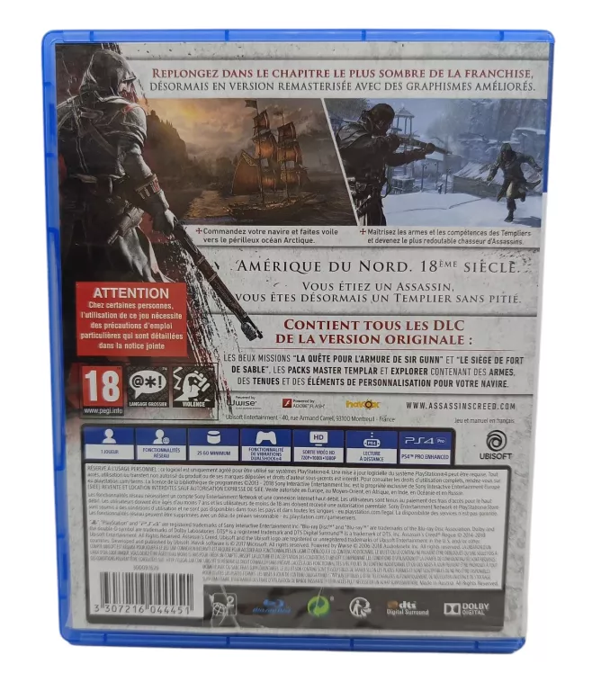 GRA PS4 ASSASSIN'S CREED ROGUE REMASTERED