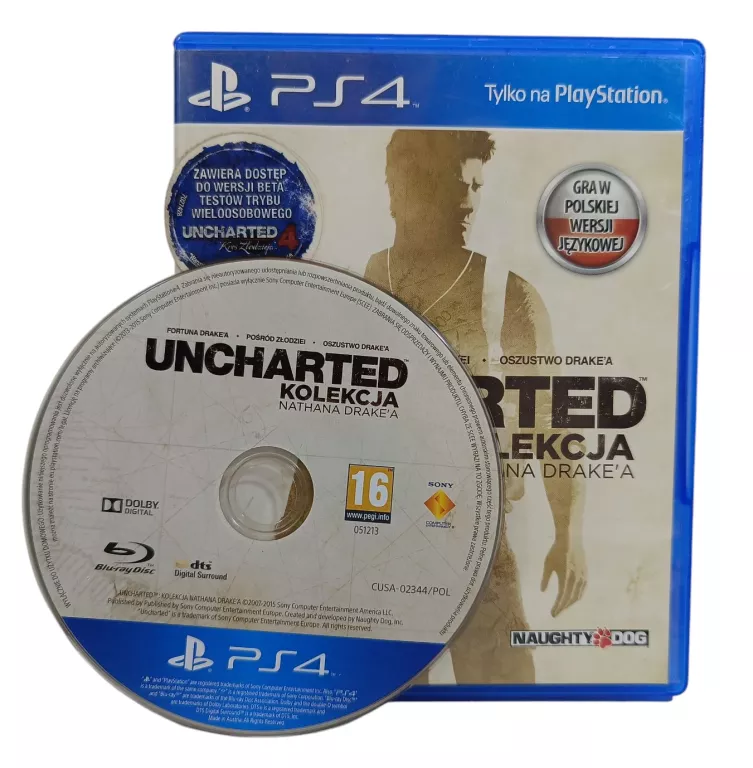 GRA PS4 UNCHARTED KOLEKCJA NATHANA DRAKE'A
