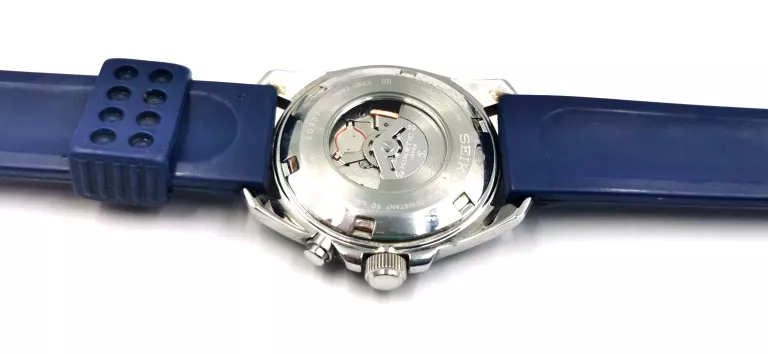 ZEGAREK SEIKO KINETIC 5M82-0BE0 Z NIEBIESKIM PASKIEM