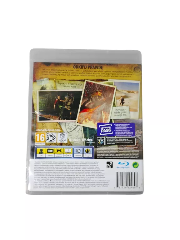 GRA NA PS3 UNCHARTED 3 OSZUSTWO DRAKE'A