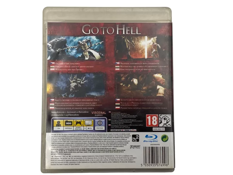 GRA DANTE'S INFERNO PLAYSTATION 3 PS3