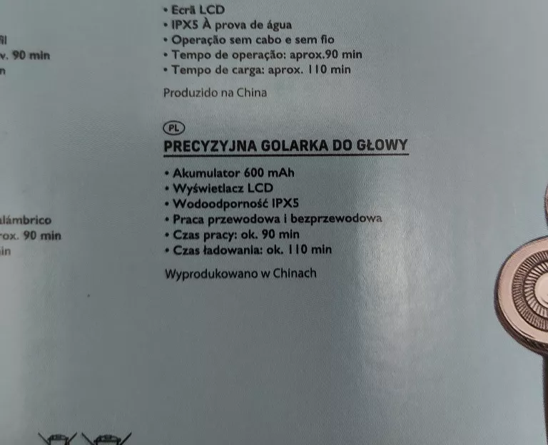 PRECYZYJNA GOLARKA DO GŁOWY AMBIANO