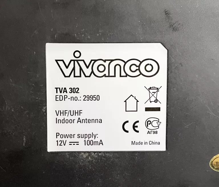 ANTENA POKOJOWA VIVANCO TVA 302