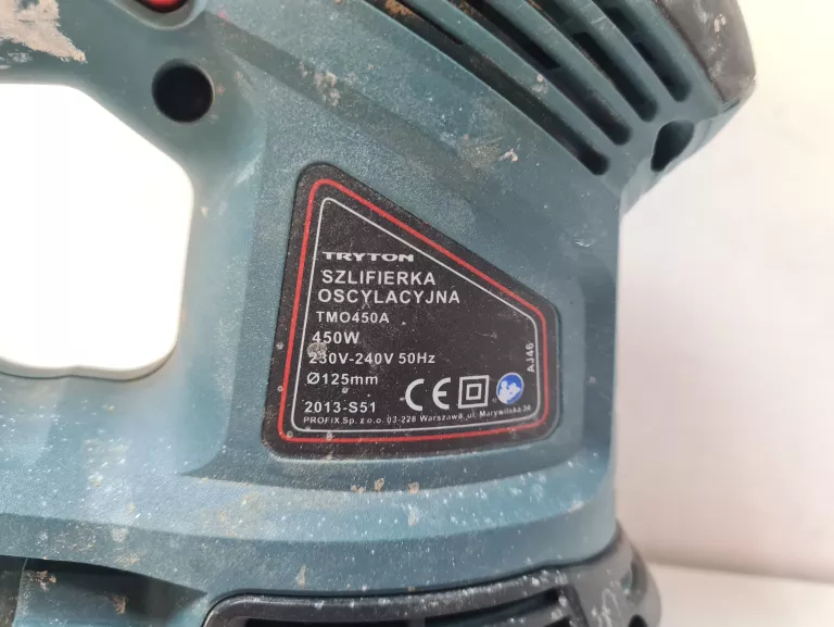 SZLIFIERKA OSCYLACYJNA TRYTON TMO450A