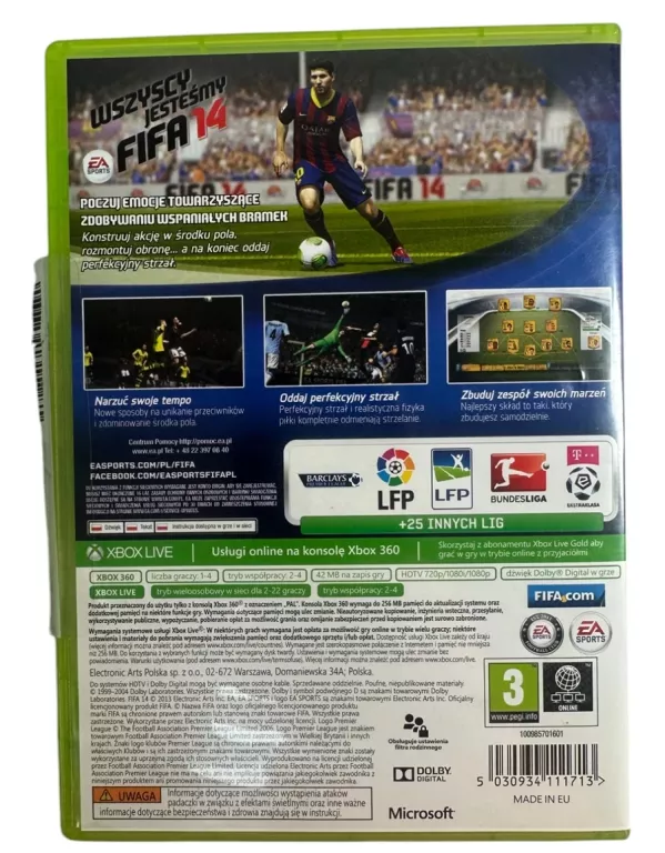 GRA FIFA14 XBOX 360