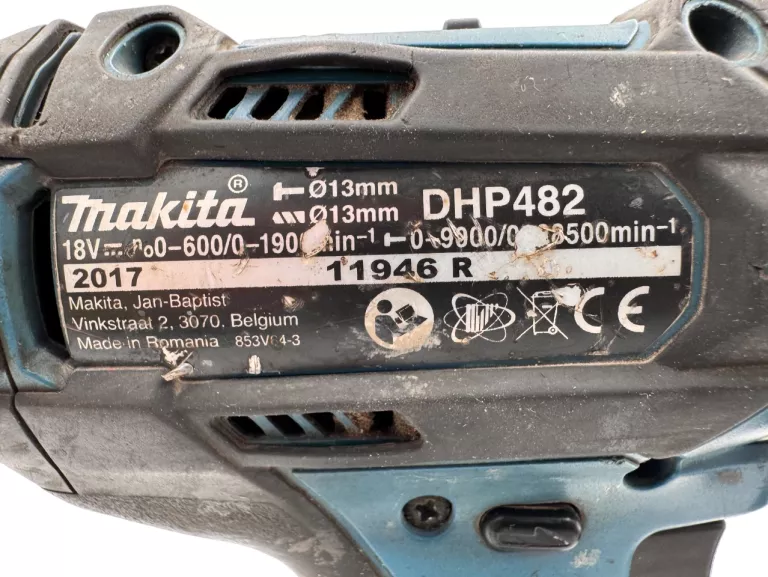 WKRĘTARKA MAKITA DHP482 2X AKU 3.0AH + ŁADOWARKA