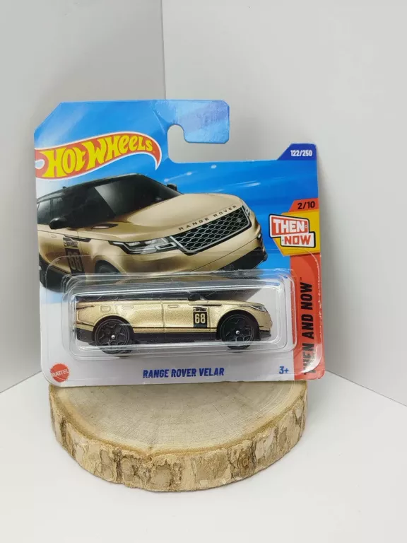 SAMOCHODZIK RANGE ROVER VELAR ZŁOTY HOT WHEELS HW THEN AND NOW NOWOŚĆ 2025