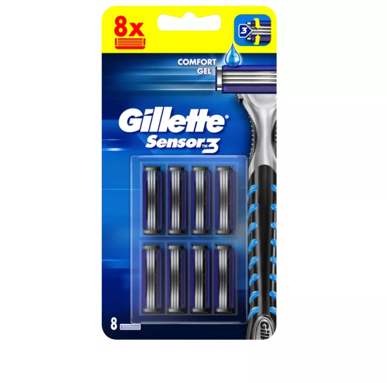 WKŁADY GILLETTE SENSOR 3 8 SZTUK 7702018499977