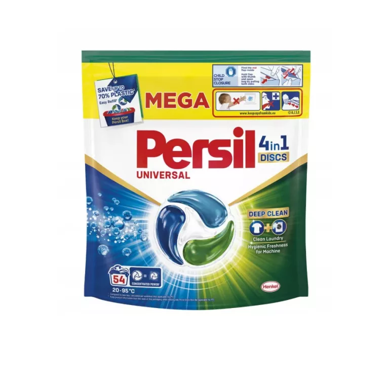 KAPSUŁKI DO PRANIA PERSIL UNIVERSAL DEEP CLEAN 4W1 54 SZT 9000101801323