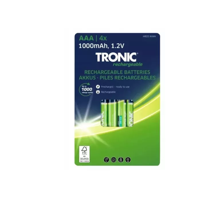 TRONIC ZESTAW 4 AKUMULATORKÓW AAA 1000 MAH 4335753029982