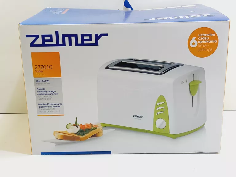 TOSTER ZELMER 27Z010 BIAŁY 700 W