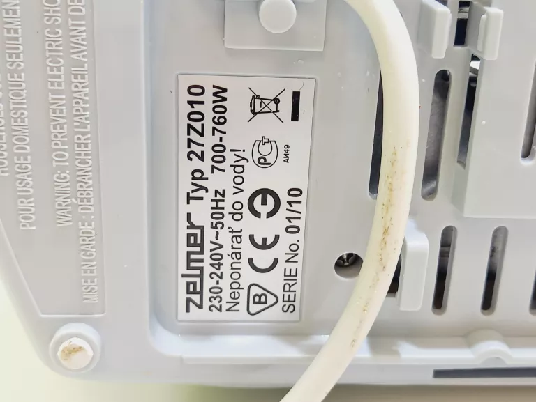 TOSTER ZELMER 27Z010 BIAŁY 700 W