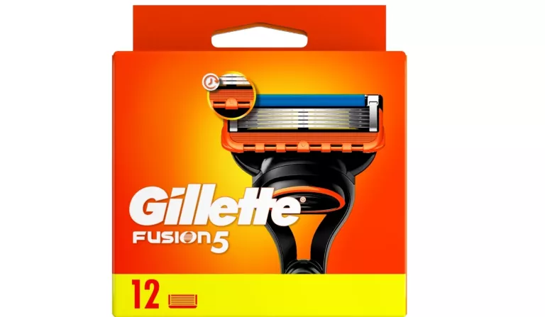 GILLETTE FUSION5 OSTRZA WYMIENNE DO MASZYNKI DO GOLENIA DLA MĘŻCZYZN 12 SZ