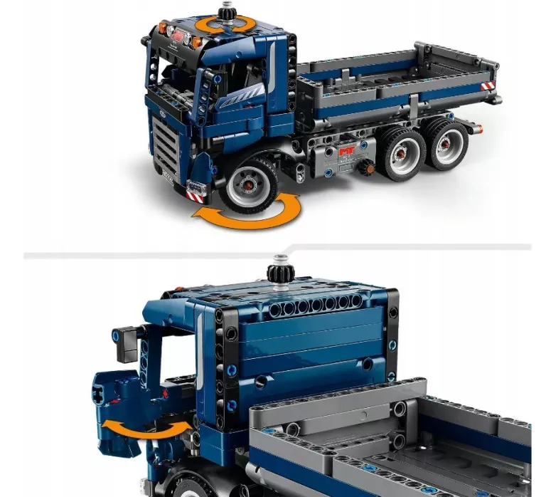 LEGO TECHNIC 42203 WYWROTKA Z PRZECHYLANĄ SKRZYNIĄ