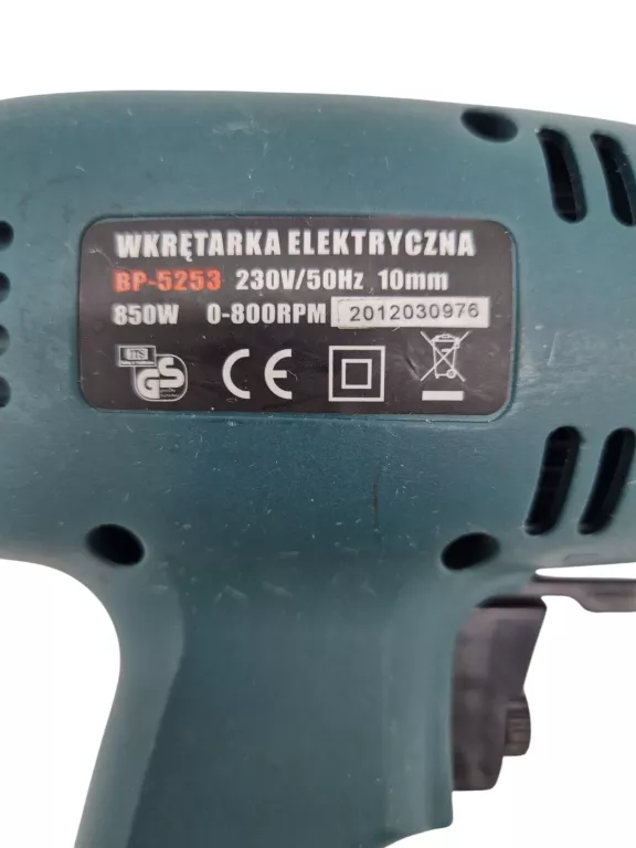 BP-5253 WIERTARKO-WKRĘTARKA 220V BASS POLSKA