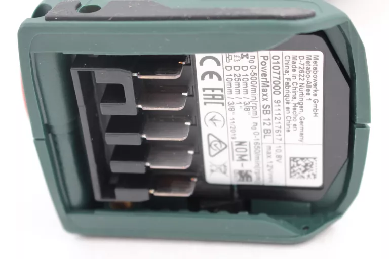 WIERTARKO-WKRĘTARKA UDAROWA METABO POWERMAXX SB 12 BL 12V 45NM 601077890 B