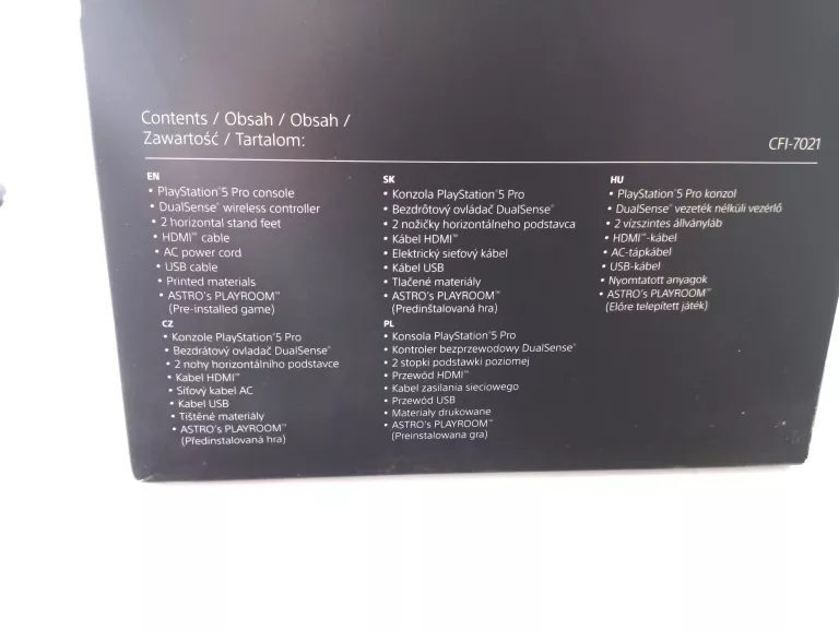 KONSOLA SONY PLAYSTATION 5 PRO 2TB SSD AMD RYZEN