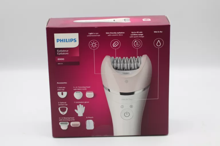 DEPILATOR PHILIPS EPILATOR 8000 KOMPLET