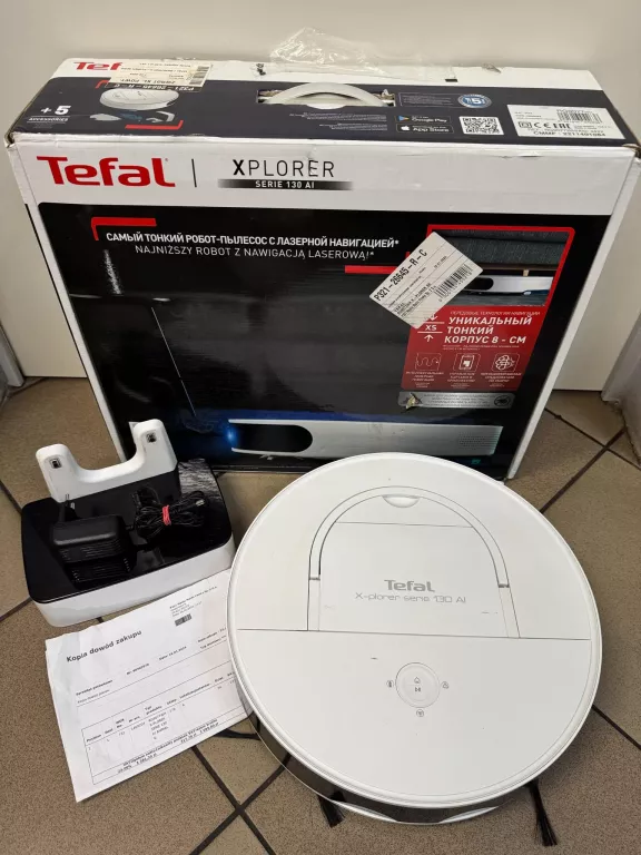 ROBOT SPRZĄTAJĄCY TEFAL XPLORER SERIE 130AL  RG9077WH