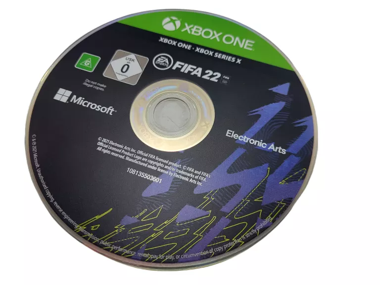 GRA NA KONSOLE XBOX ONE FIFA 22 PUDEŁKO ZASTĘPCZE