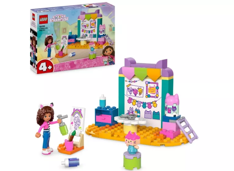 LEGO KOCI DOMEK GABI 10795 PRACE RĘCZNE Z TEKTURZĄTKIEM