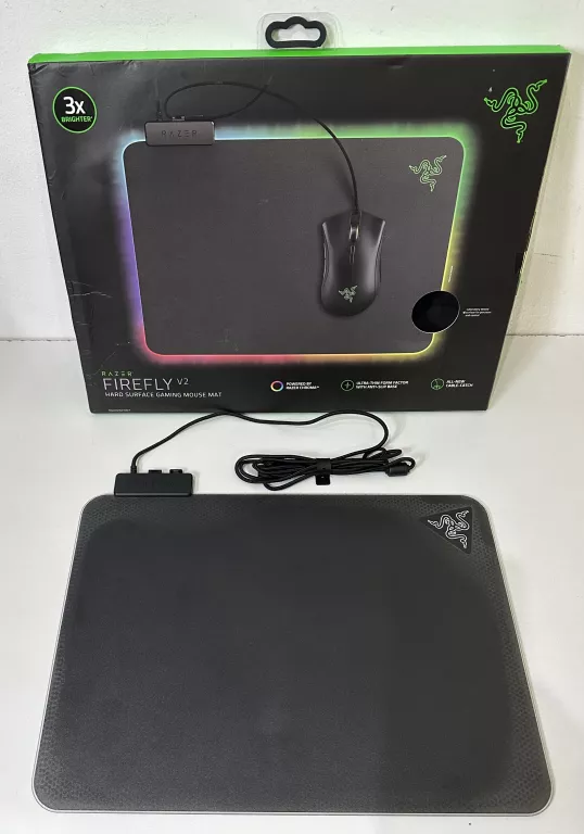 RAZER FIREFLY V2 PODKŁADKA POD MYSZ GAMINGOWA RGB