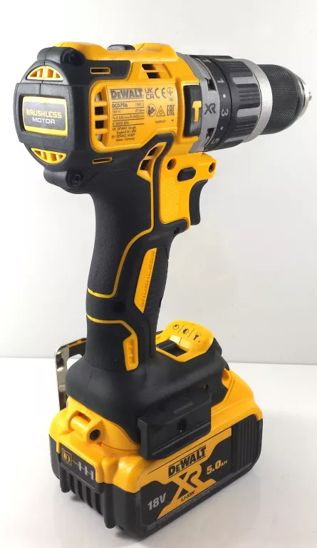 WKRĘTARKA DEWALT DCD796 + AKU 5.0AH + WALIZKA