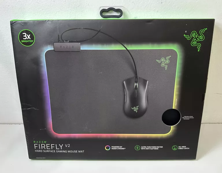 RAZER FIREFLY V2 PODKŁADKA POD MYSZ GAMINGOWA RGB