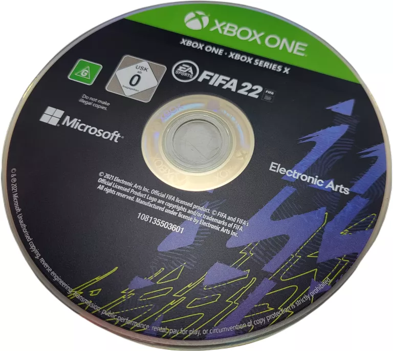 GRA NA KONSOLE XBOX ONE FIFA 22 PUDEŁKO ZASTĘPCZE