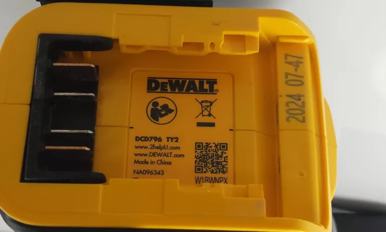 WKRĘTARKA DEWALT DCD796 + AKU 5.0AH + WALIZKA