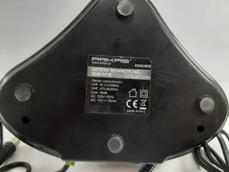 ANTENA WEWNĘTRZNA ARKAS UVR-AV1000N