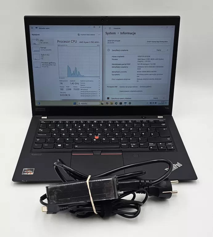 LENOVO THINKPAD T14S GEN 1 AMD RYZEN 5 PRO 16GB RAM 256GBSSD WIN11PRO