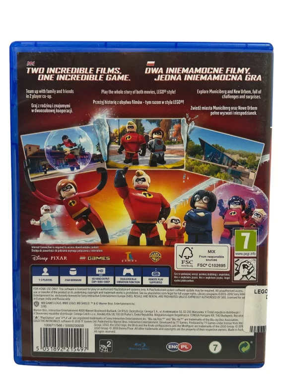 LEGO INIEMAMOCNI PL DUBBING PS4