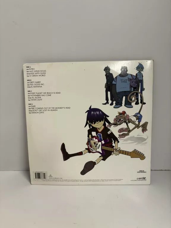 PŁYTA WINYLOWA GORILLAZ: DEMON DAYS WINYL