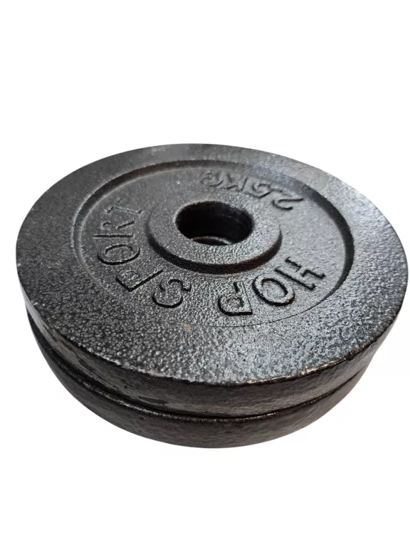 CIĘŻARKI DO SZTANGI 2 X 2,5 KG