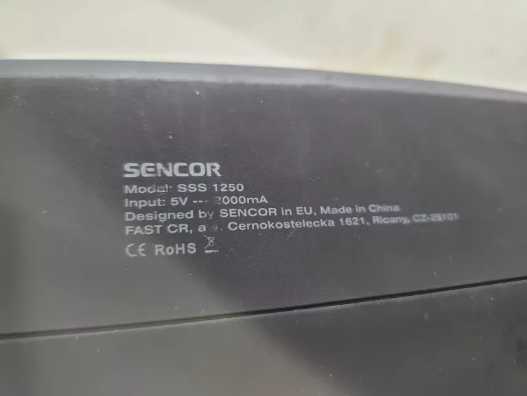 SSS 1250 BLACK GŁOŚNIK BLUETOOTH