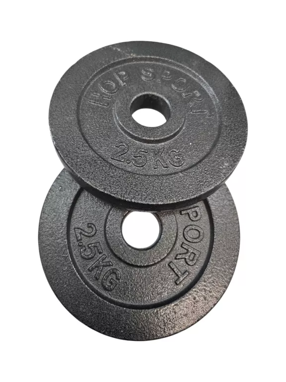 CIĘŻARKI DO SZTANGI 2 X 2,5 KG