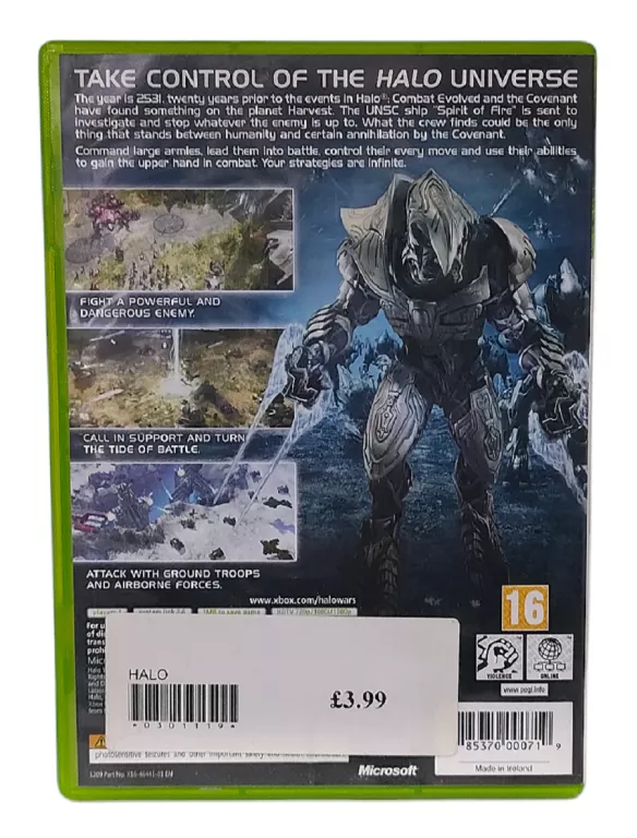 HALO WARS MICROSOFT XBOX 360