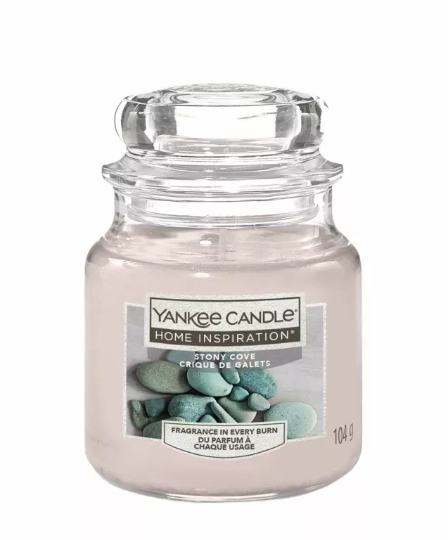 YANKEE CANDLE HOME INSPIRATION ŚWIECA STONY COVE ŚREDNIA 340 G