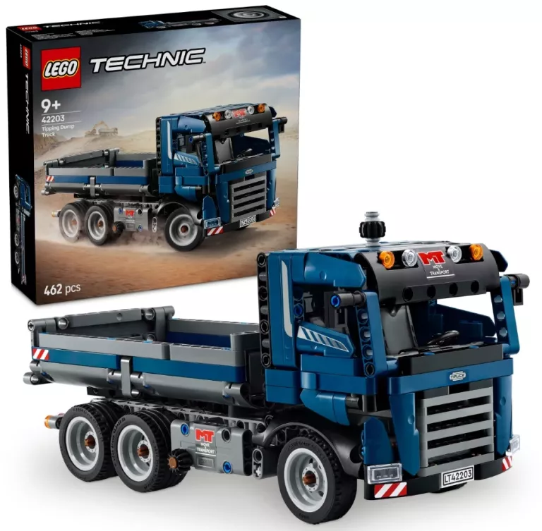 LEGO TECHNIC 42203 WYWROTKA Z PRZECHYLANĄ SKRZYNIĄ