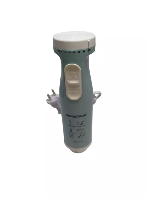 BLENDER RĘCZNY 3W1 SILVERCREST SSMS 600 E6 600 W MIĘTOWY