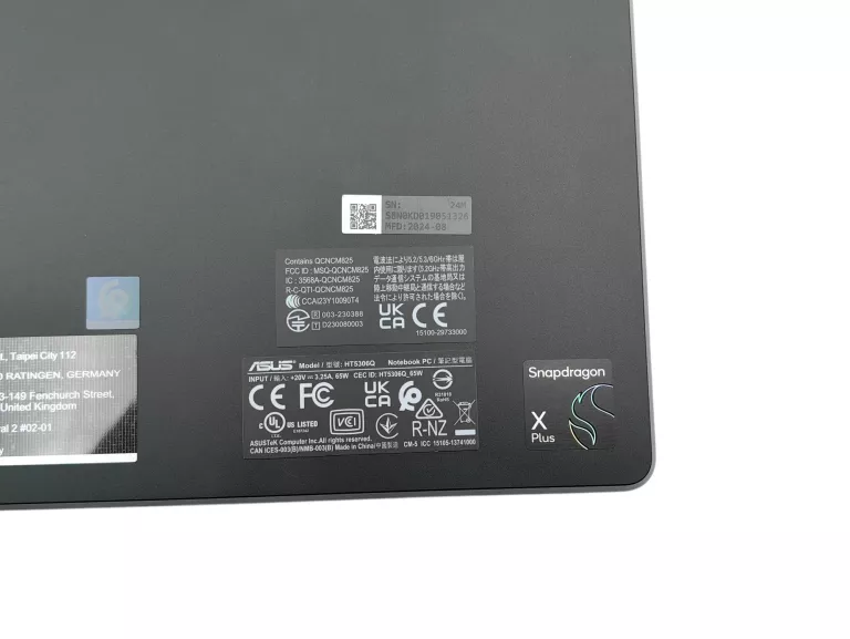 LAPTOP ASUS PROART PZ13 HT5306QA SNAPDRAGON X PLUS 16GB 1TB ADRENO AZERTY