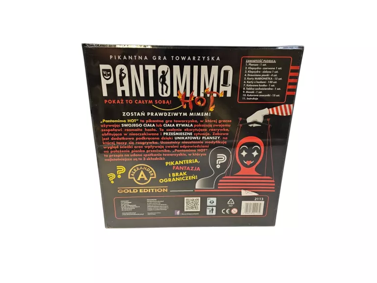 GRA PLANSZOWA TOWARZYSKA PANTOMIMA HOT GOLD EDITION