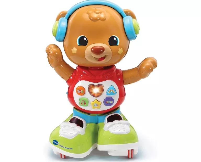 VTECH TAŃCZĄCY MIŚ INTERAKTYWNY EDUKACYJNY DŹWIĘK J.NIEMIECKI