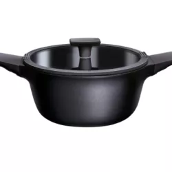 GARNEK Z POKRYWKĄ ZAVIO PRESTIGIO 28CM BLACK 5,5L