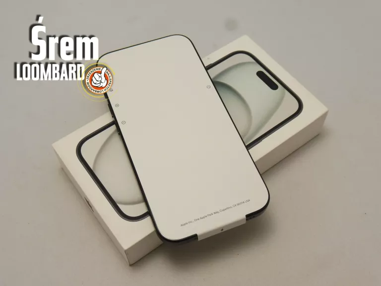 TELEFON IPHONE 15, 128GB, KOMPLET, IGŁA STAN!