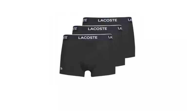 MĘSKIE BOKSERKI LACOSTE 3PACK ROZMIAR M