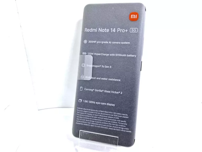 TELEFON XIAOMI REDMI NOTE 14 PRO+ 5G  12/512GB #IGŁA #GWARANCJA #KOMPLET