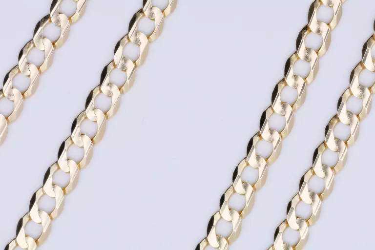 ZB173 ZŁOTY ŁAŃCUSZEK PANCERKA AŻ 17,55G PRÓBA 585 14K 4,5MM UNISEX