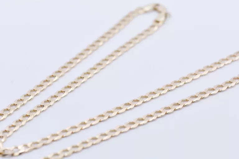 ZB173 ZŁOTY ŁAŃCUSZEK PANCERKA AŻ 17,55G PRÓBA 585 14K 4,5MM UNISEX